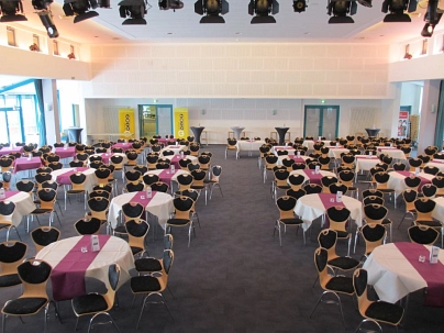 Hammesaal Bankettbestuhlung
