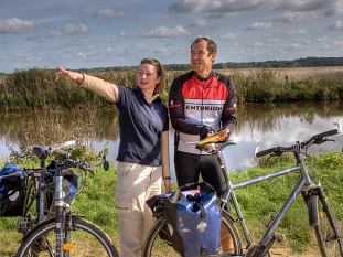Radfahrer orientieren sich&nbsp;&copy;&nbsp;TWU